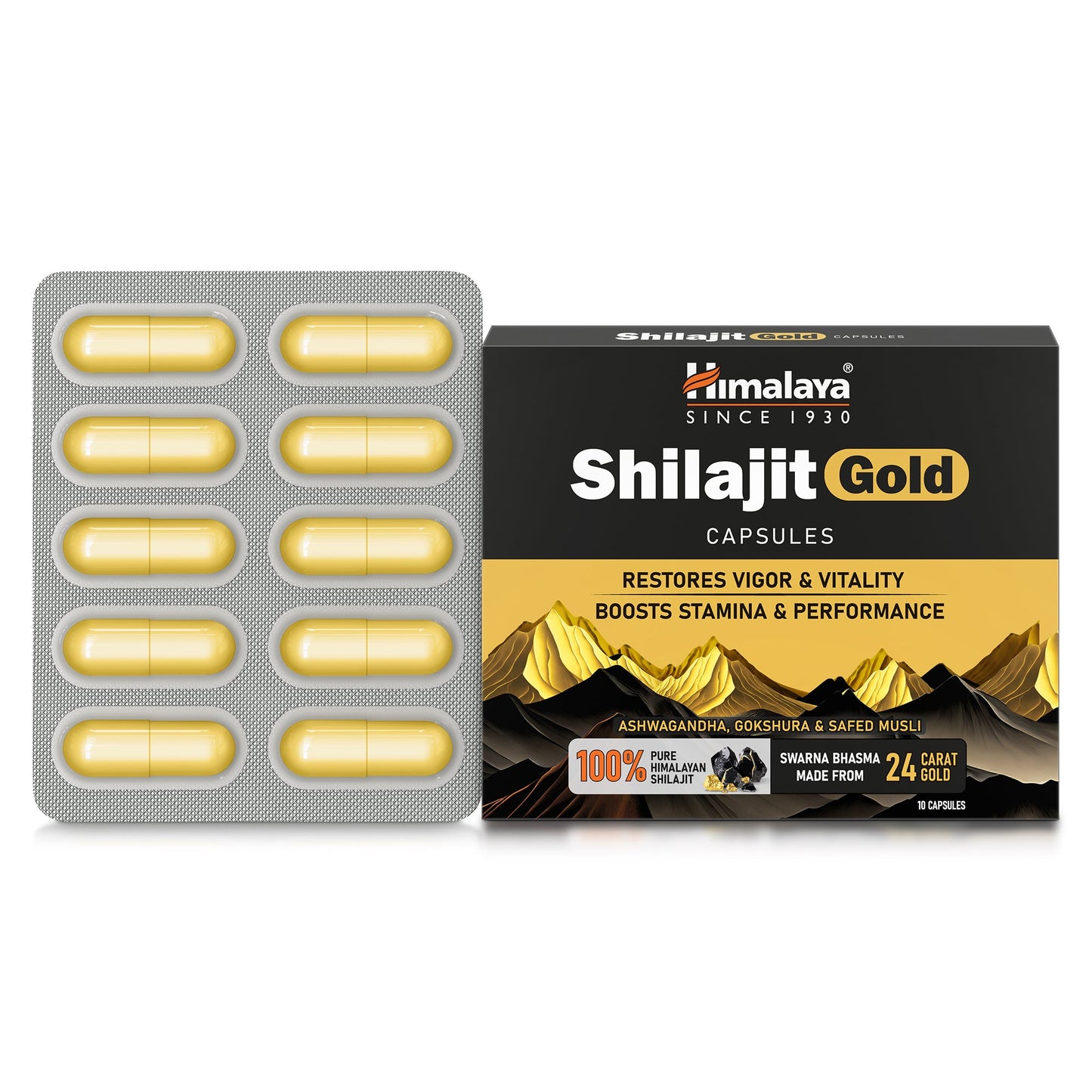Himalaya Shilajit Gold Capsules 10s