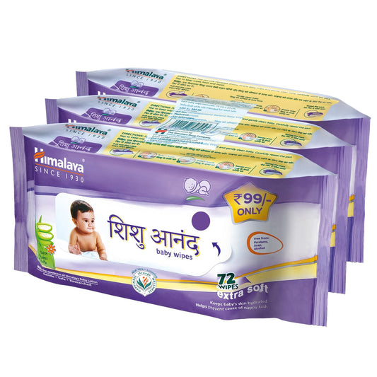 Shishu Anand Baby Wipes 72's