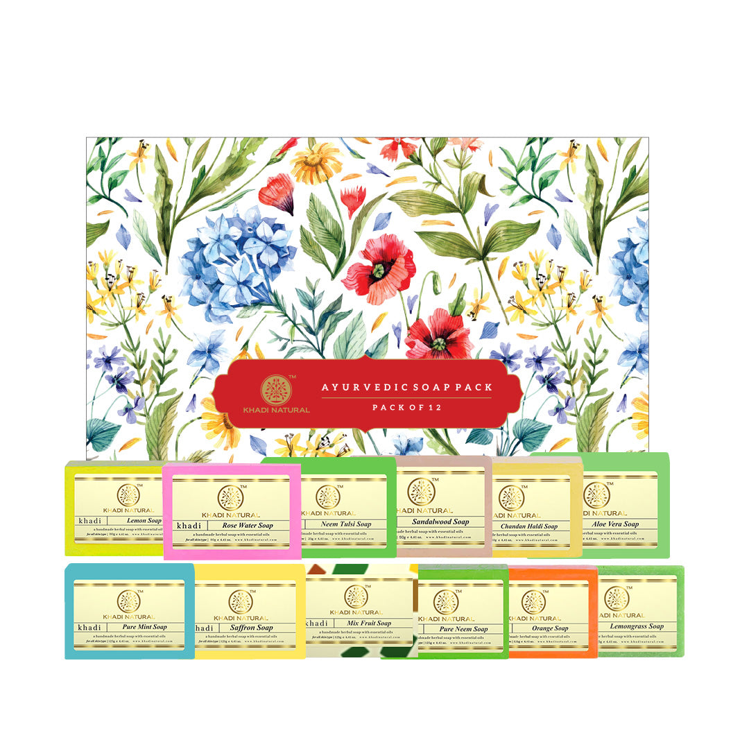 Handmade Soap Collection ,Pack of 12 (25g Each) 25g Each