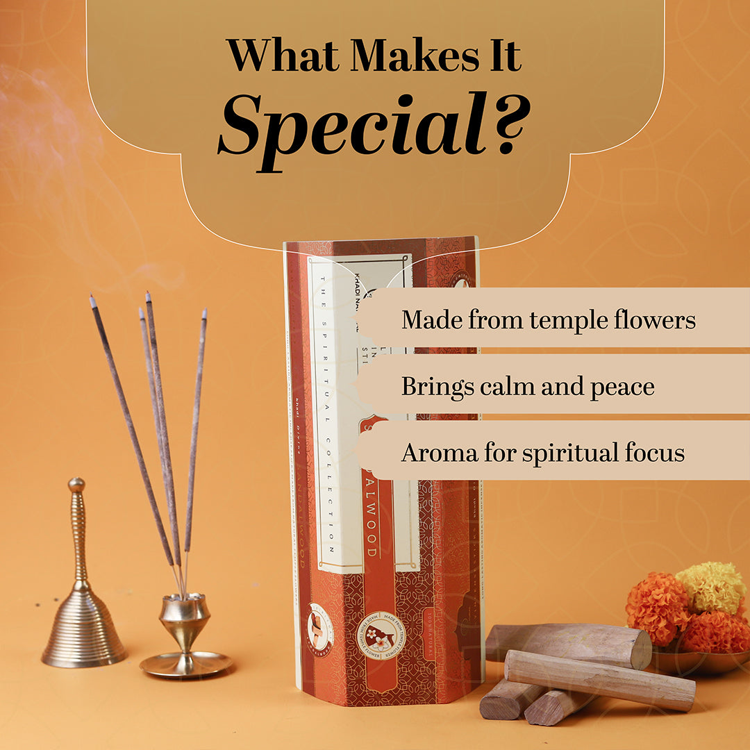 Incense Sticks Jasmine and Sandalwood Combo of Pack of 6