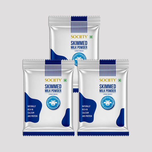 【Society Tea】 Skimmed Milk Powder - Pack of 3｜スキムミルクパウダー 3個パック｜100 g x 3