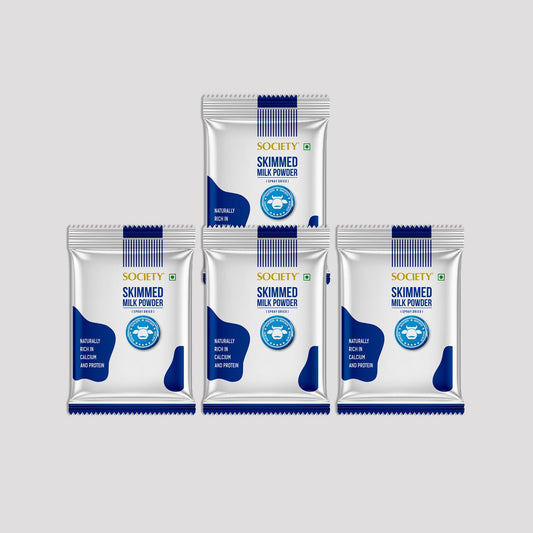 【Society Tea】 Skimmed Milk Powder - Pack of 4｜スキムミルクパウダー 4個パック｜100 g x 4