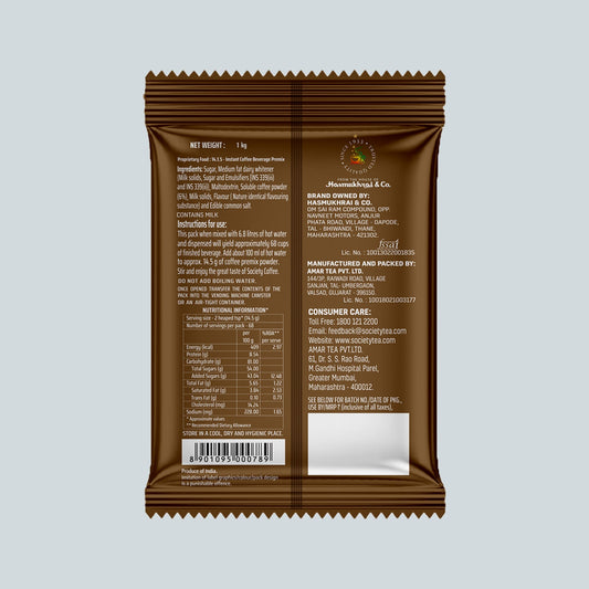Society Daily Coffee Premix Pouch 1 kg