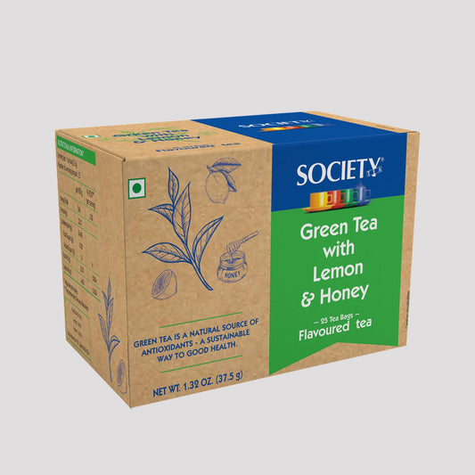 【Society Tea】 Society Green Tea with Lemon and Honey Flavoured Tea - ( 37.5g)｜グリーンティー レモン＆ハニー (37.5g)｜Pack of 1
