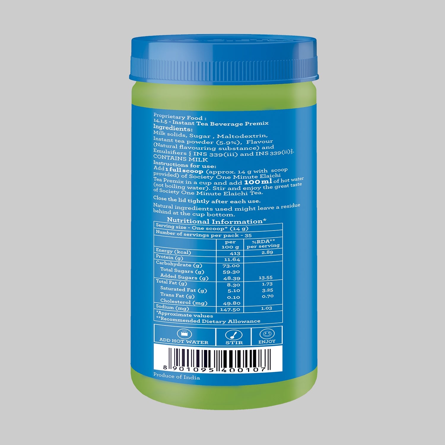 OMT Elaichi Premix - Pack of 2 500 g x 2