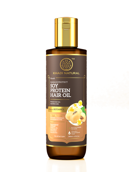 Soy Protein Hair Oil - Powered Botanics 200ml