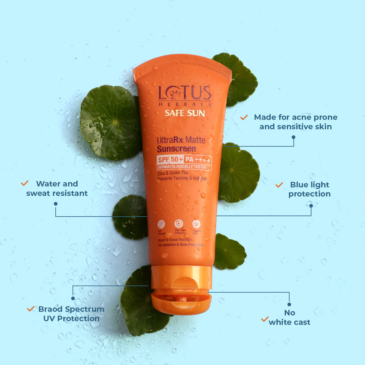 Safe Sun UltraRx Matte Sunscreen SPF 50 PA++++ 50g