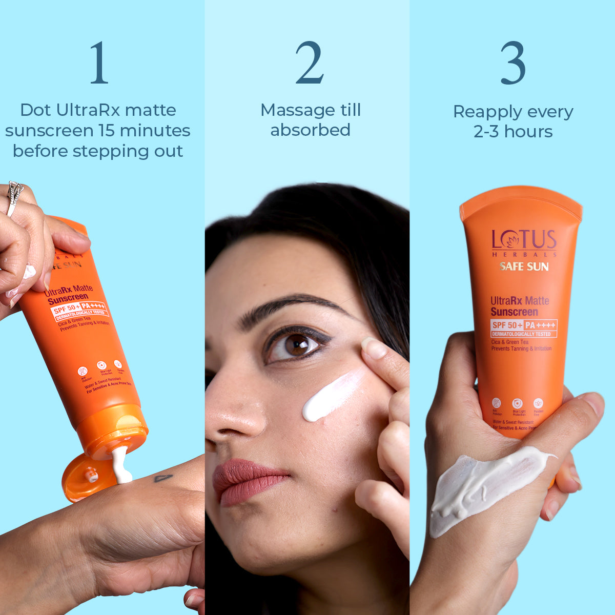 Safe Sun UltraRx Matte Sunscreen SPF 50 PA++++ 50g