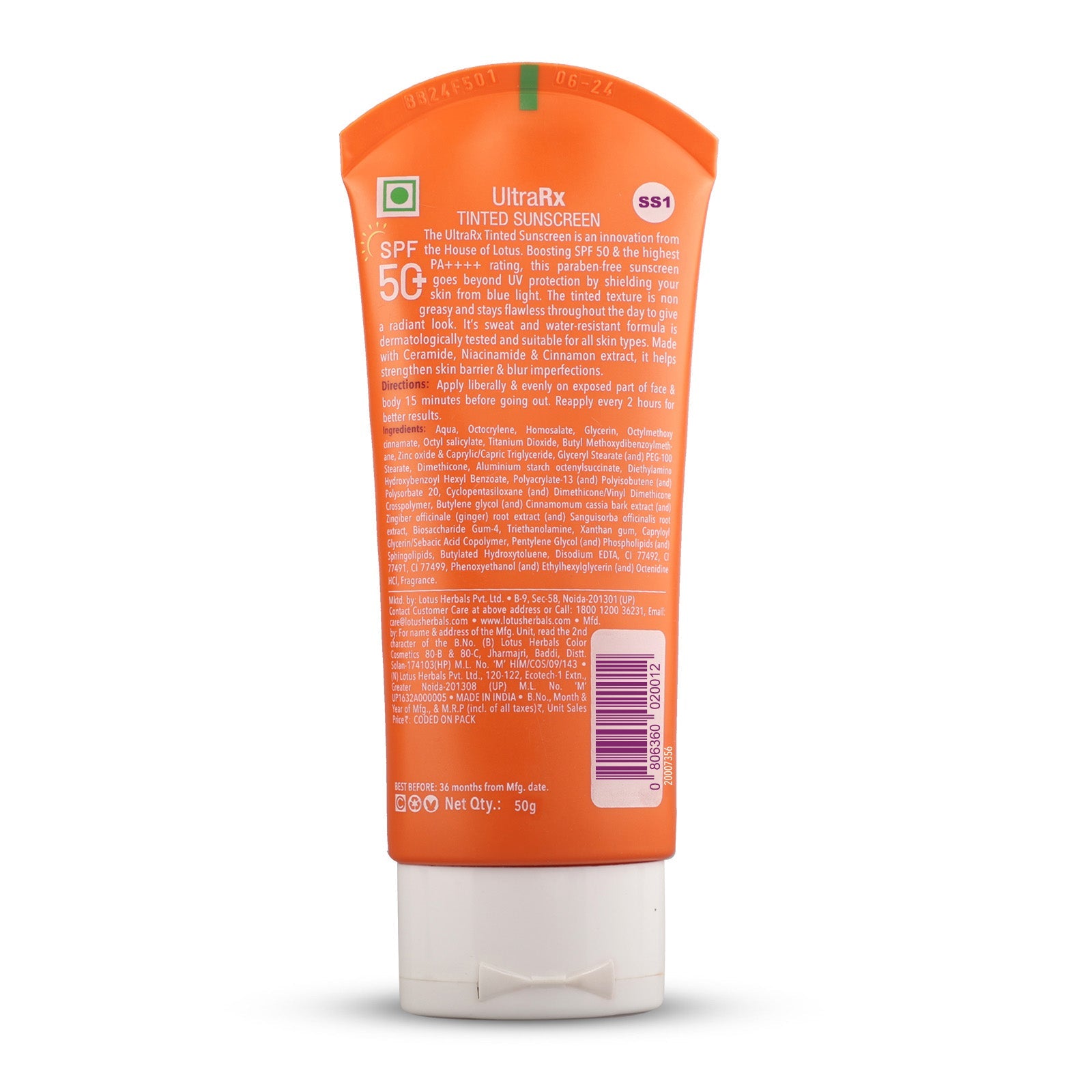 Safe Sun UltraRx Tinted Sunscreen SPF 50+ S1-50g