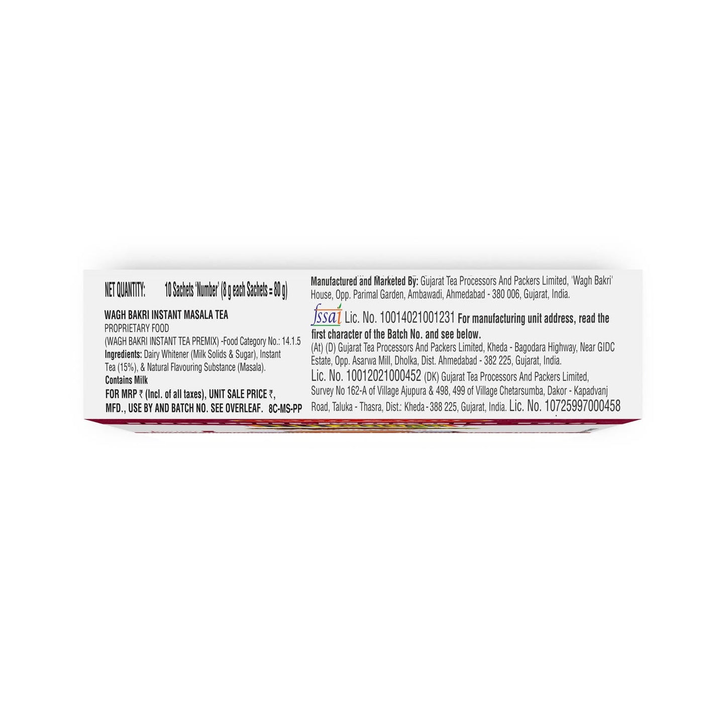 Instant Tea Premix Masala No Added Sugar