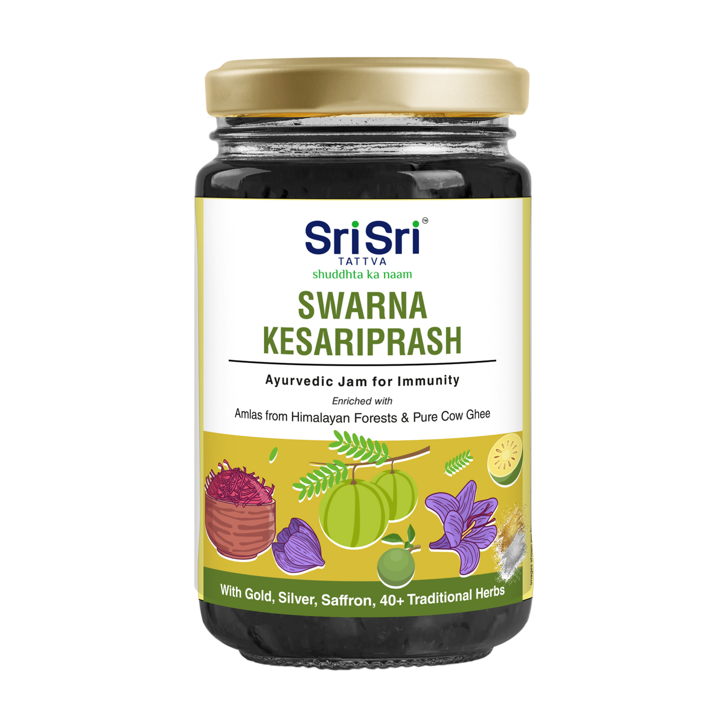 Swarna Kesariprash – Ayurvedic Jam for Immunity | Ayurvedic Immunity Booster | 40+ Ayurvedic Herbs | 1 kg 1kg