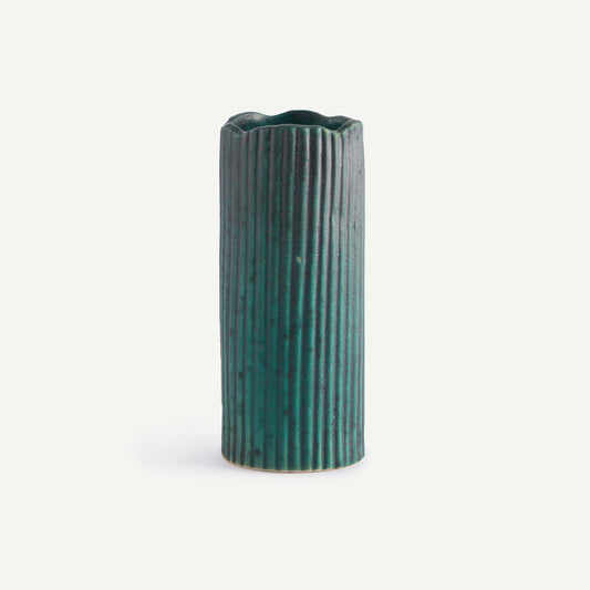 GENIL VASE (SET OF 2) 11.2(長) x 11.2(幅) x 15.1(高)；直径: 11.2