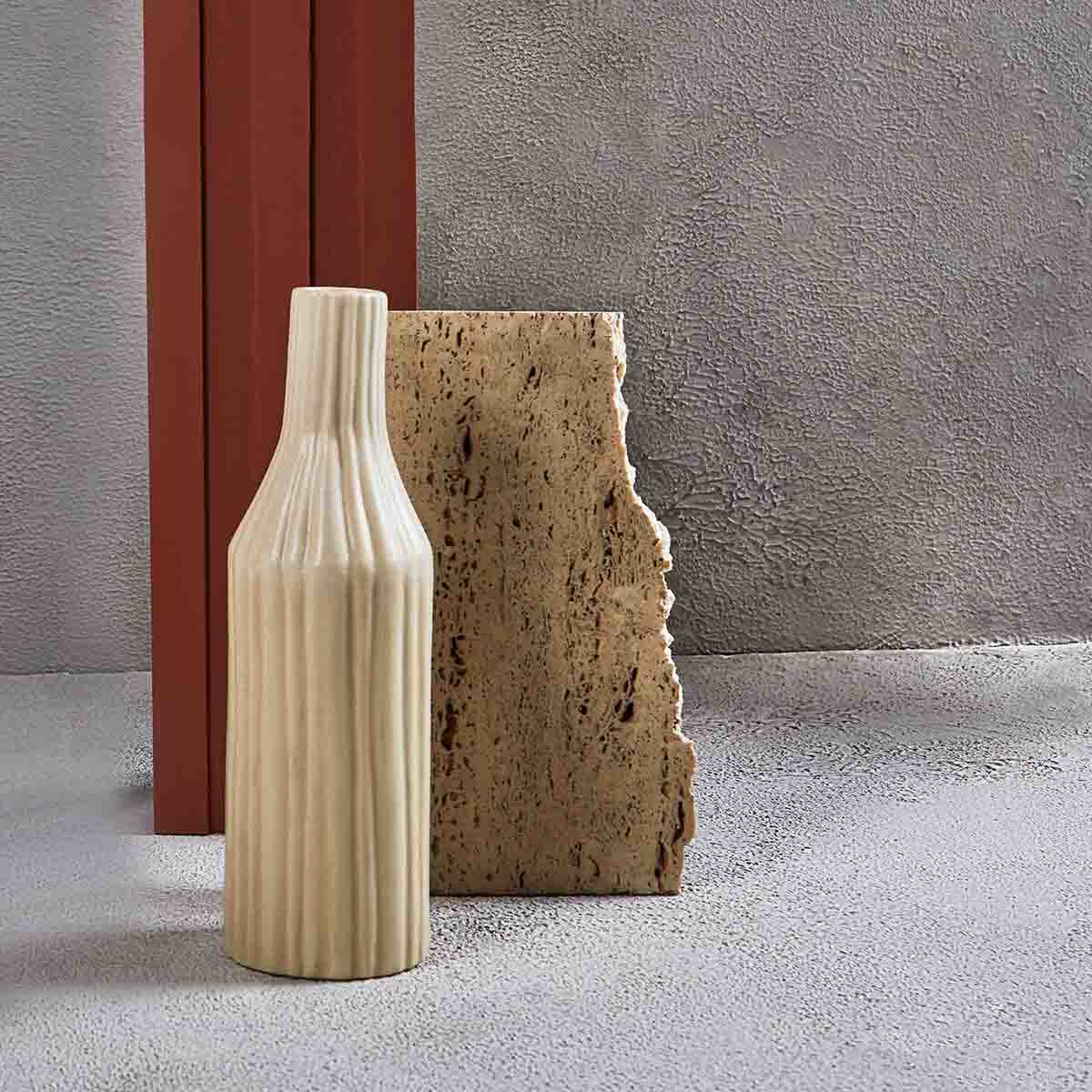 ESTILO VINTAGE VASE 8.8(長) x 8.8(幅) x 29.4(高)；直径: 8.8