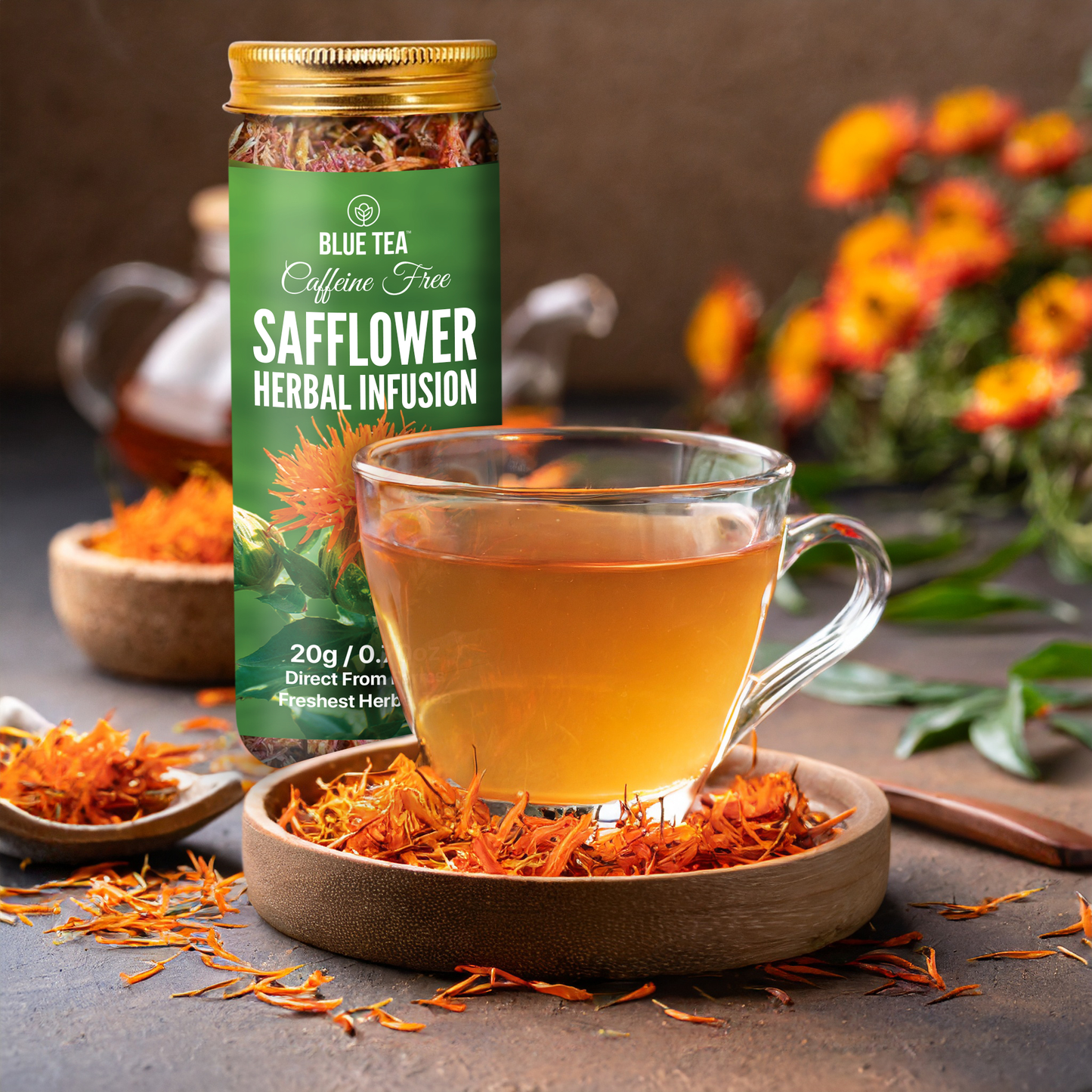 Safflower Herbal Tea - 20g | Pack of 2 20G
