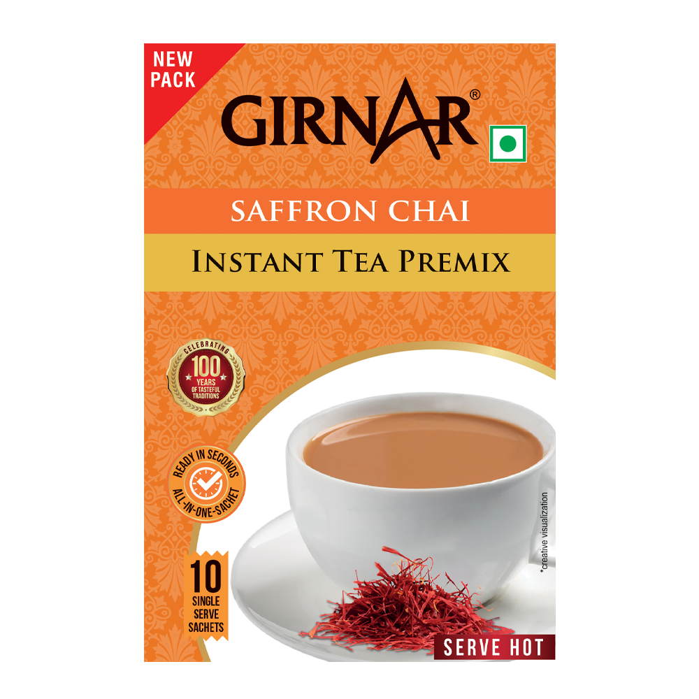 Instant Tea Premix With Saffron 10 Sachets