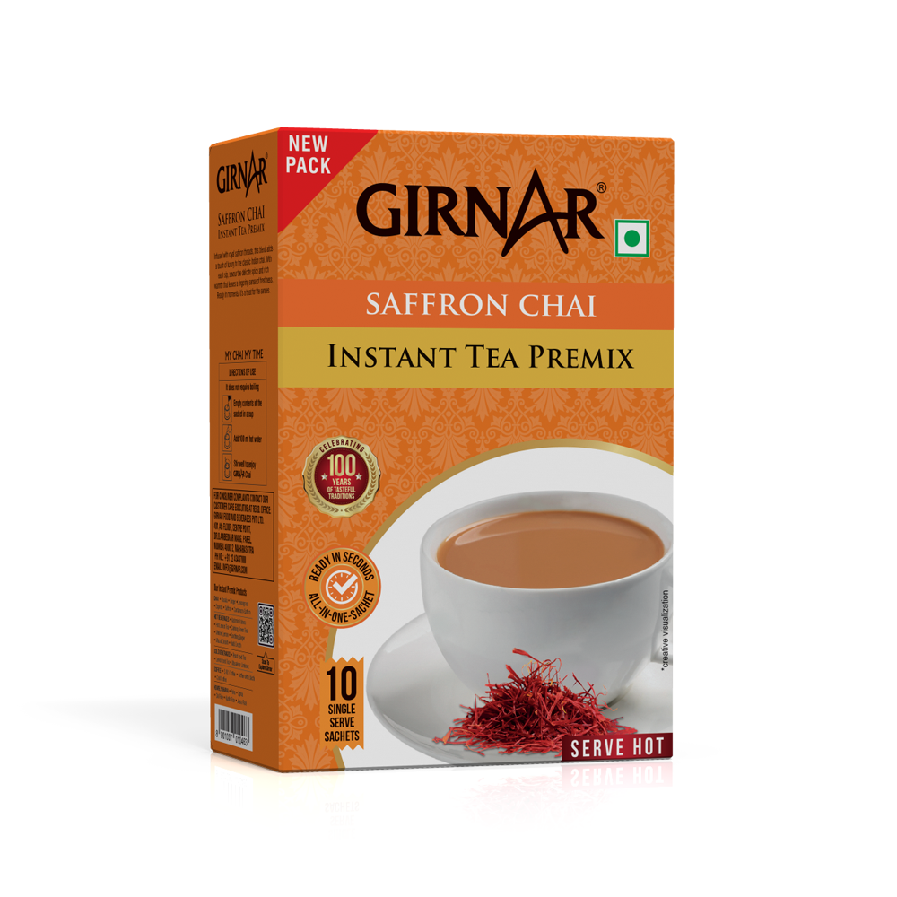 Instant Tea Premix With Saffron 10 Sachets