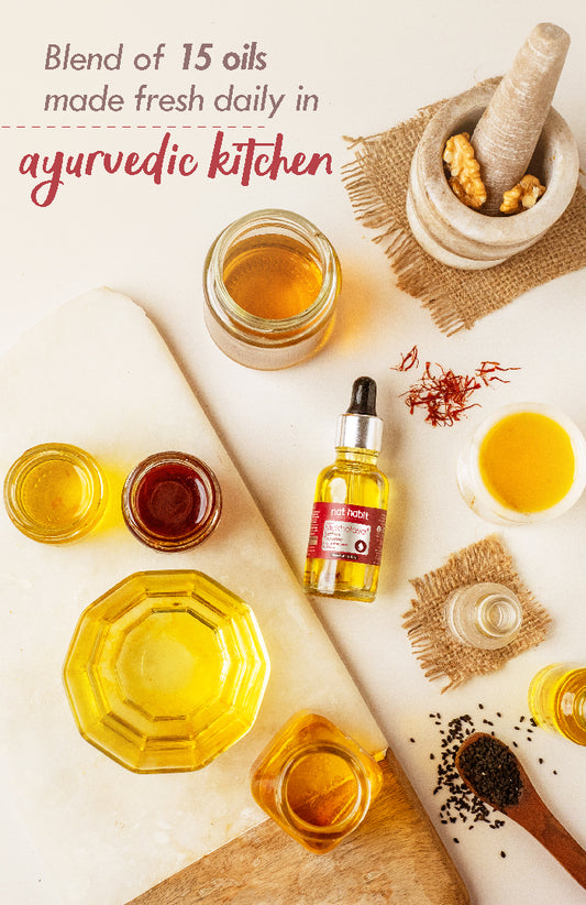 Pure Saffron Tuberose Mukhalaya Face Oil 15ml