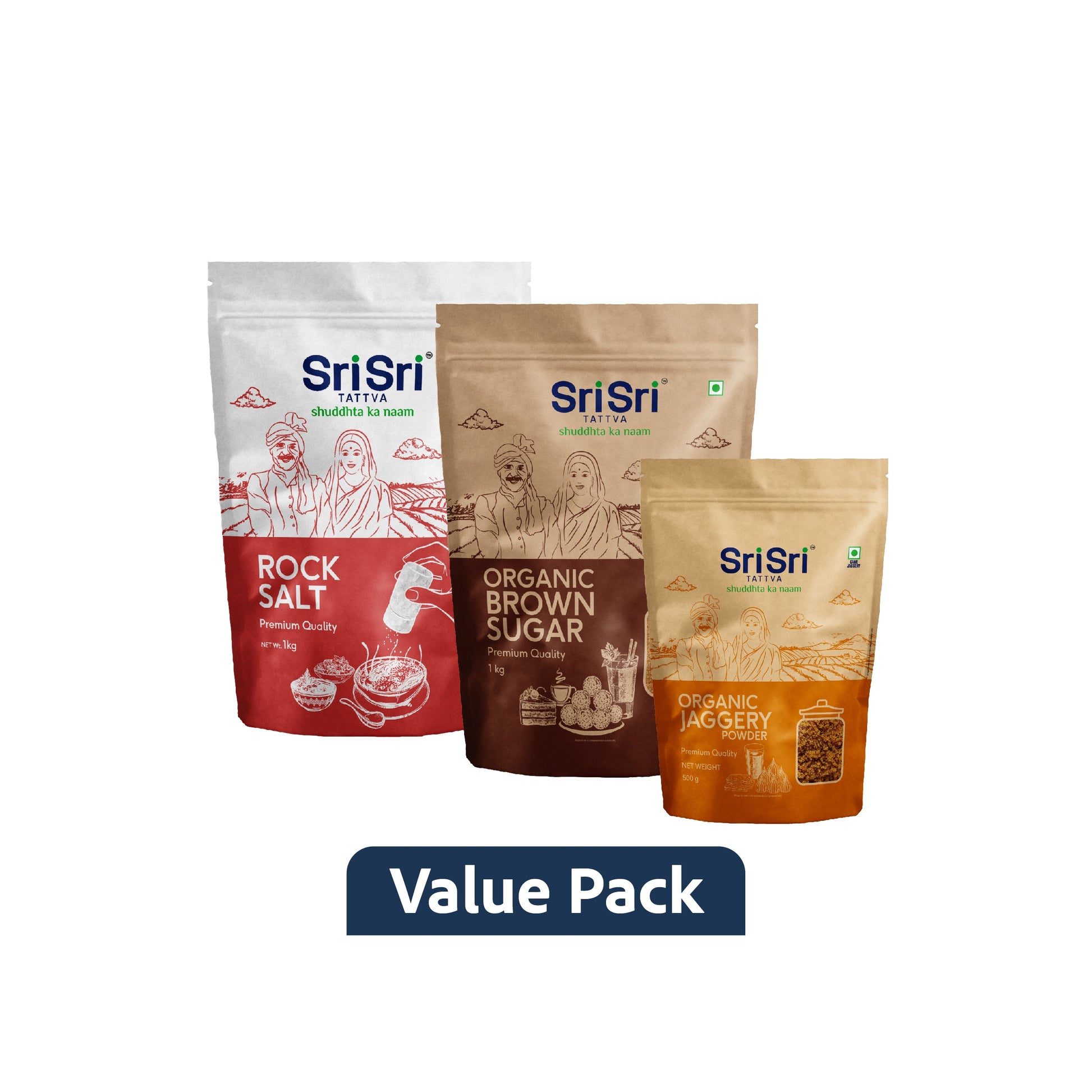 Salt, Sugar, Jaggery 2500g