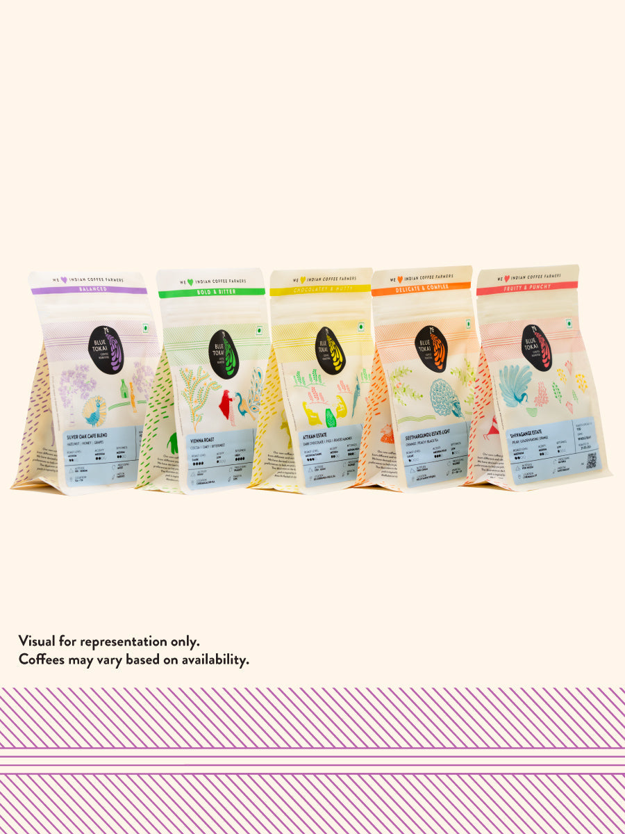 5-in-1 Explorer Pack Ground for Pour Over 75g x 5