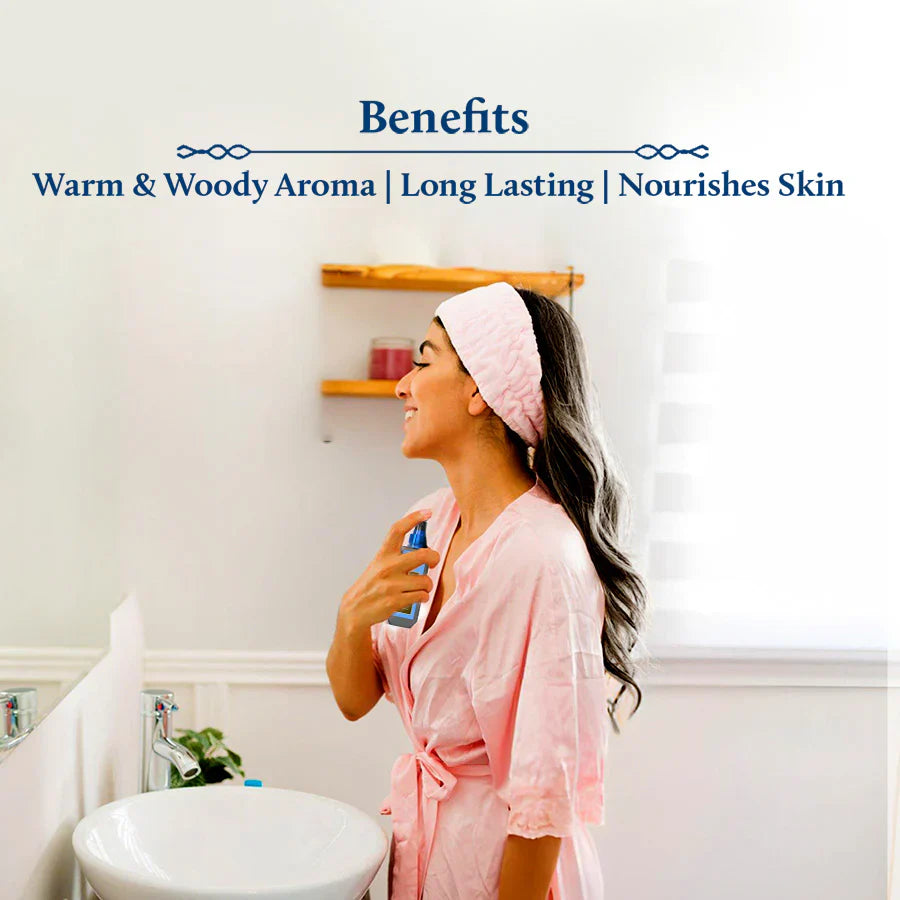 Niraa Madurai Sandalwood Body Mist for Long Lasting Freshness 140g