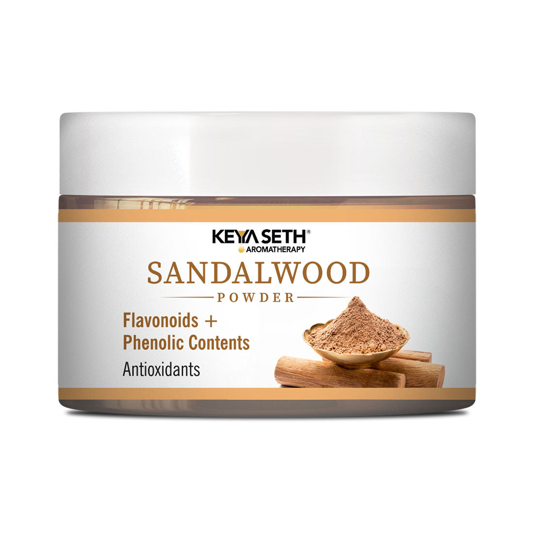 Sandalwood Powder Face Pack with Phenolic Contents & Flavonoids for Tan Removal, Acne Reduction, Anti-Aging, Cooling & Even Skin Tone 100g