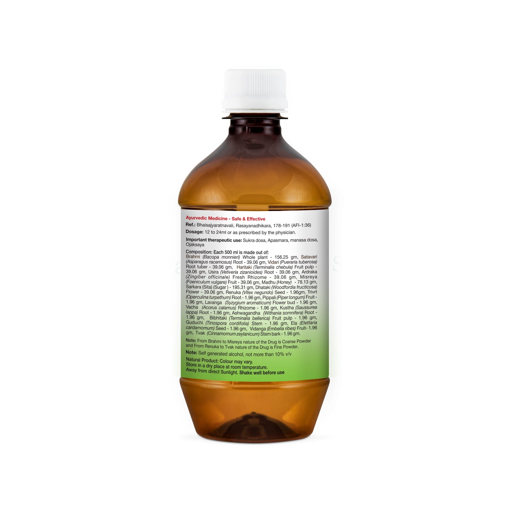 Sarasvatharishta, 500 ml 500ml