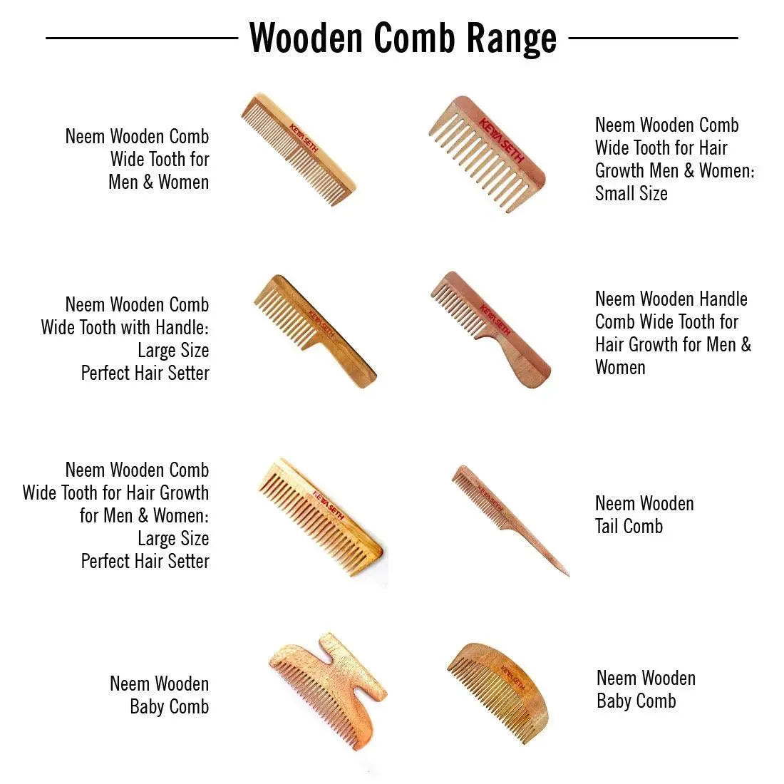 Schoolers Neem Wood Comb for Babies & Kids: Organic, Soft Toothed, Natural Grooming for Hair Growth, Scalp-friendly, Anti-Static, Handmade for Gentle Care of Delicate Scalp 100g