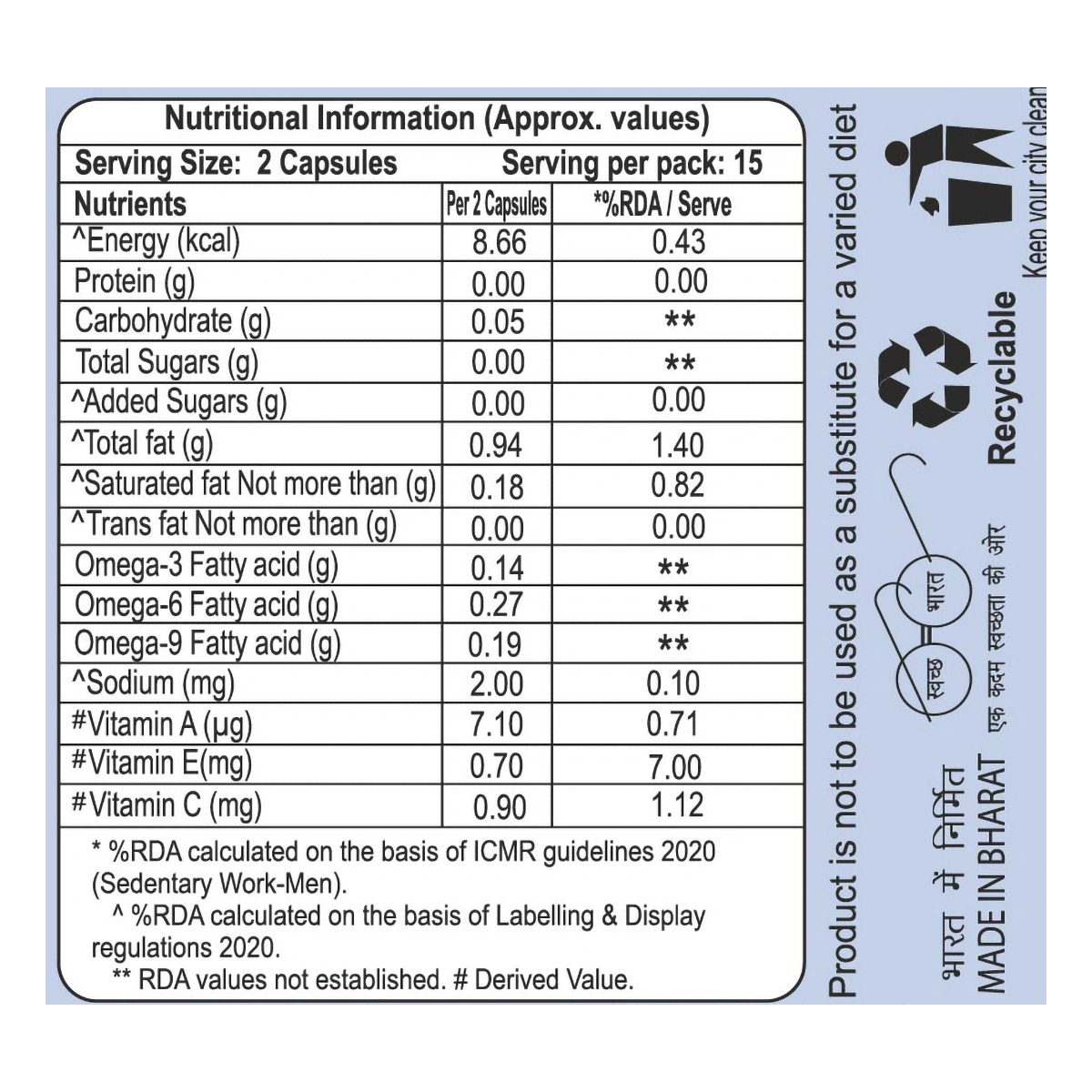 Sea Buckthorn Capsule (15 Gram)