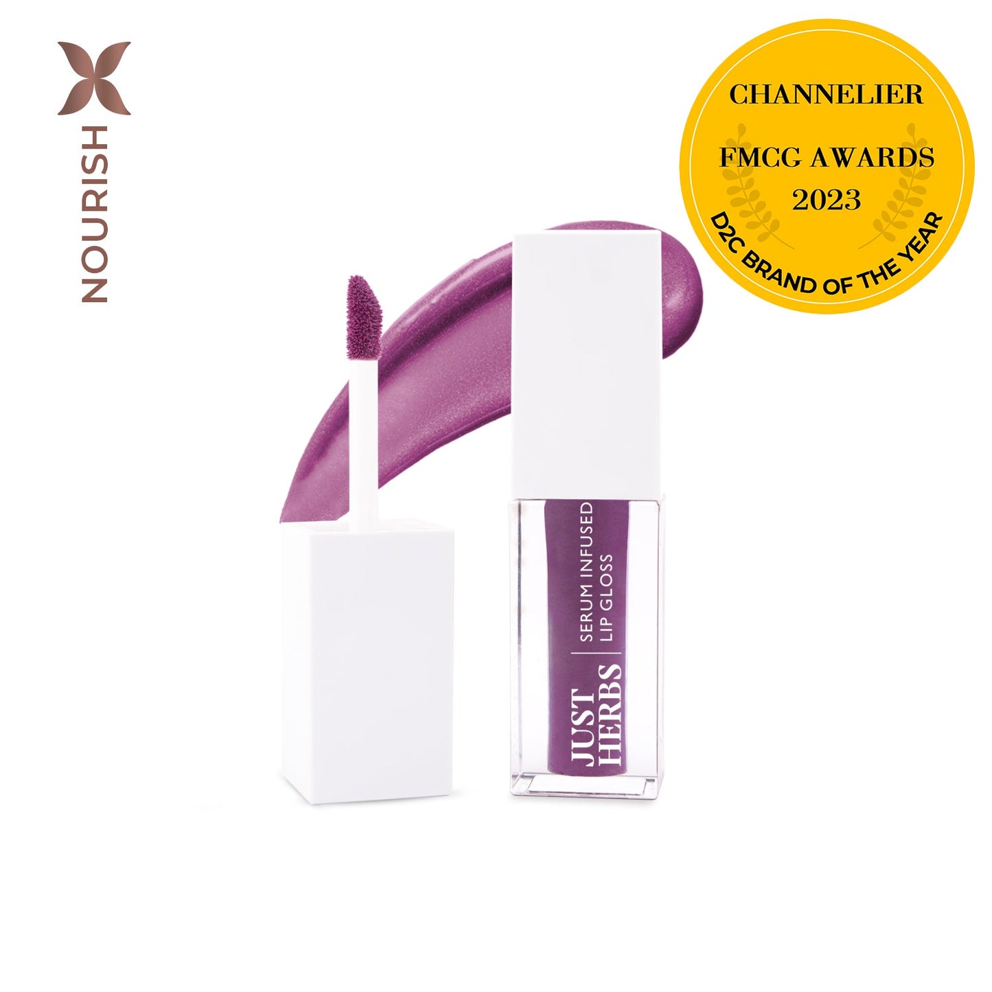 Serum-infused Lip Gloss with Mango Butter and Jojoba Oil
