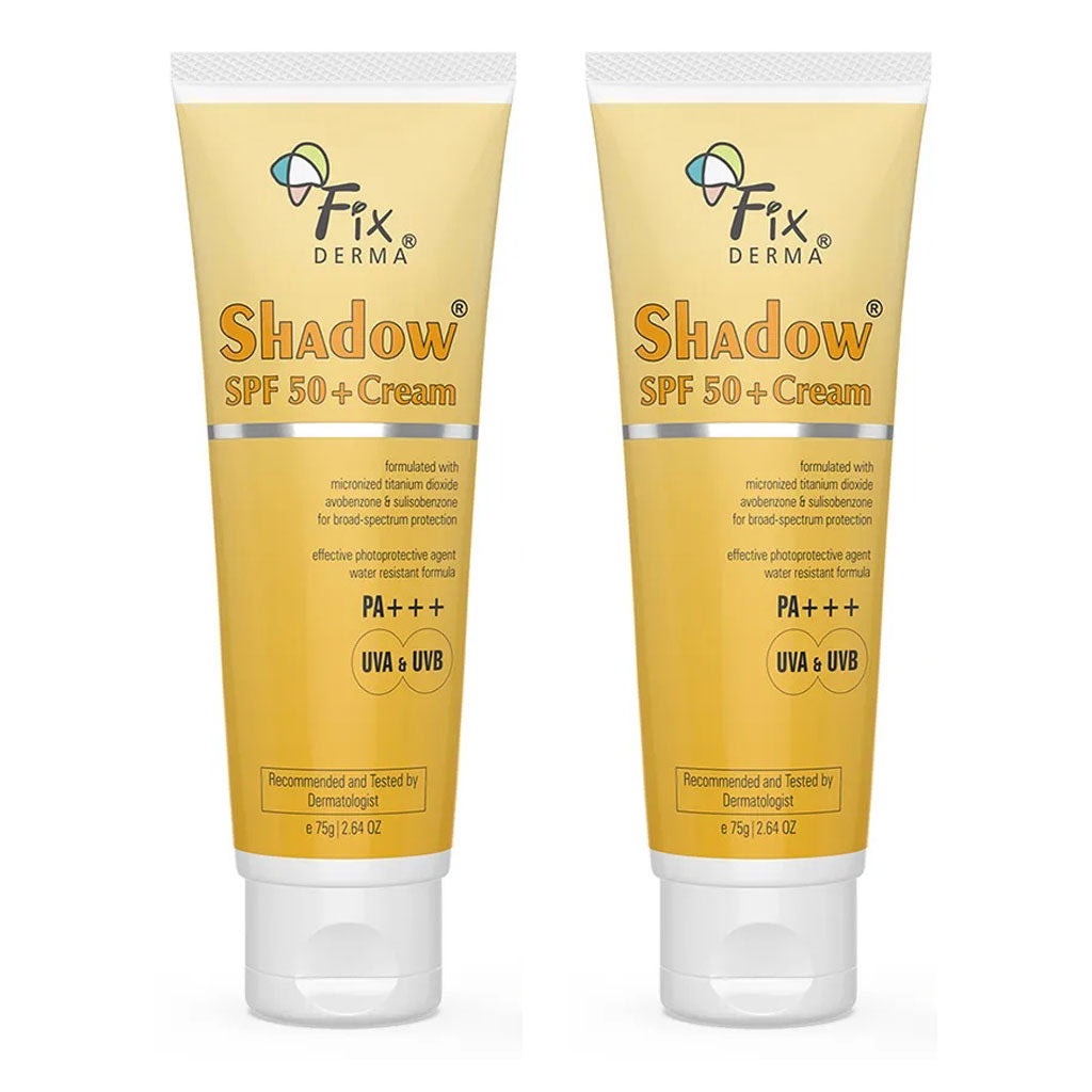 Shadow Sunscreen SPF 50 + Cream 75g Pack of 2 75gx2