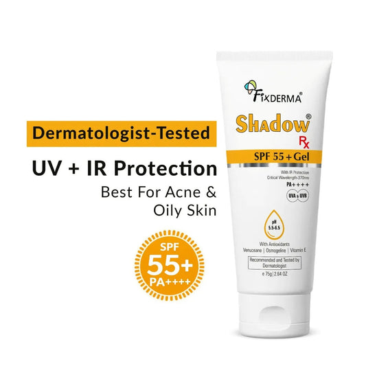【Fixderma】 Shadow Rx SPF 55+ Gel｜シャドウRx SPF55+ ジェル｜75g