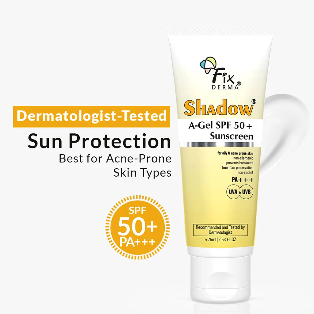 【Fixderma】 Shadow A gel SPF 50+ Sunscreen｜シャドウ A-ジェル SPF50+ サンスクリーン｜75ml