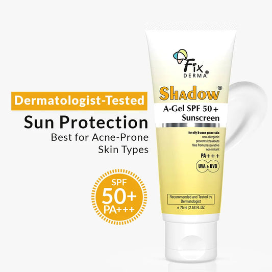 【Fixderma】 Shadow A gel SPF 50+ Sunscreen｜シャドウ A-ジェル SPF50+ サンスクリーン｜75ml