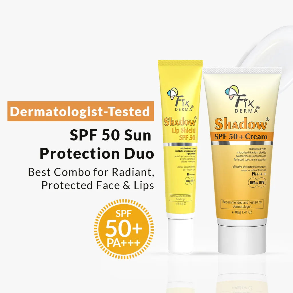 【Fixderma】 Shadow Lip Shield SPF 50 + Shadow SPF 50 Cream｜シャドウ リップシールド SPF50 + シャドウ SPF50 クリーム｜60g