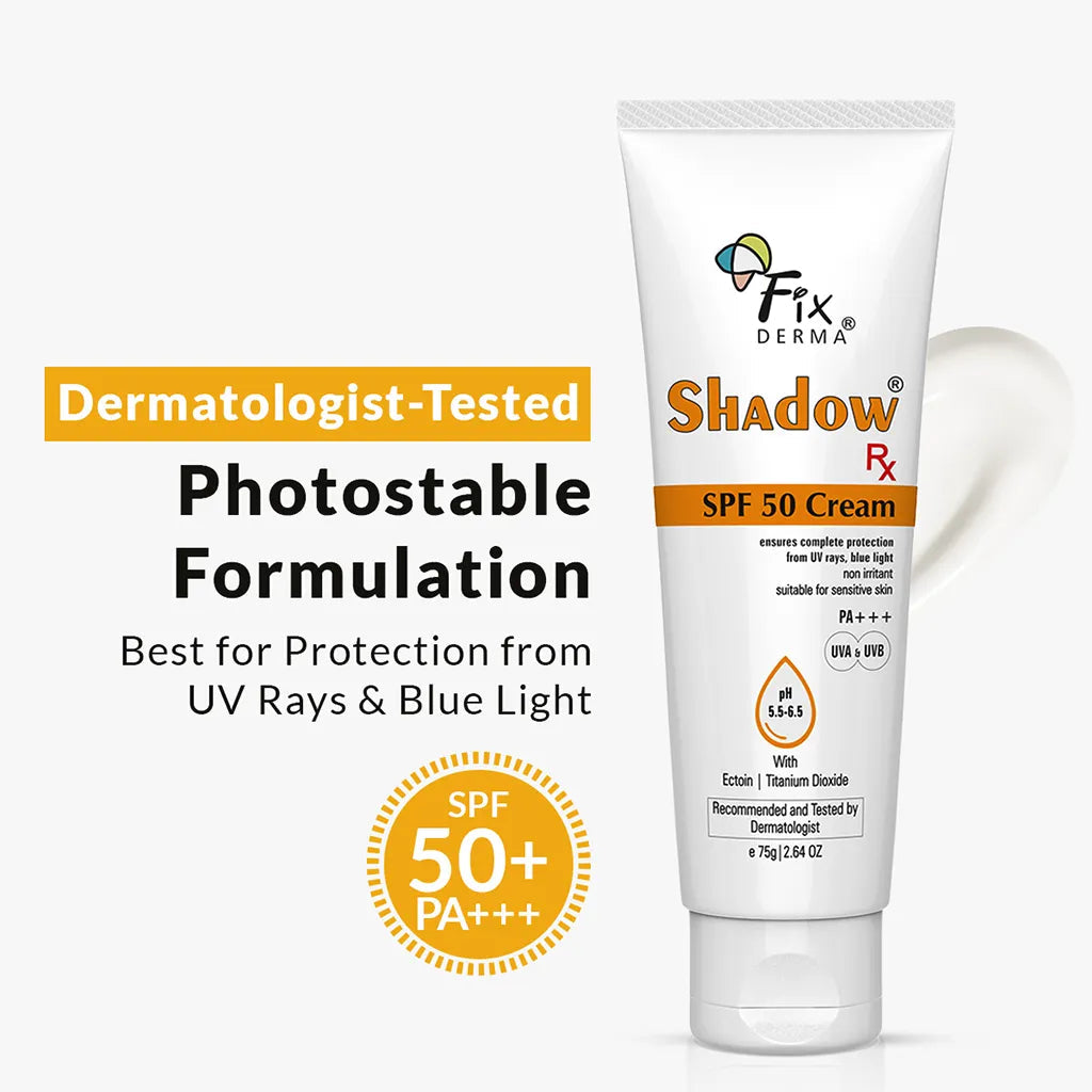 【Fixderma】 Shadow Rx SPF 50 Cream｜シャドウRx SPF50 クリーム｜75g
