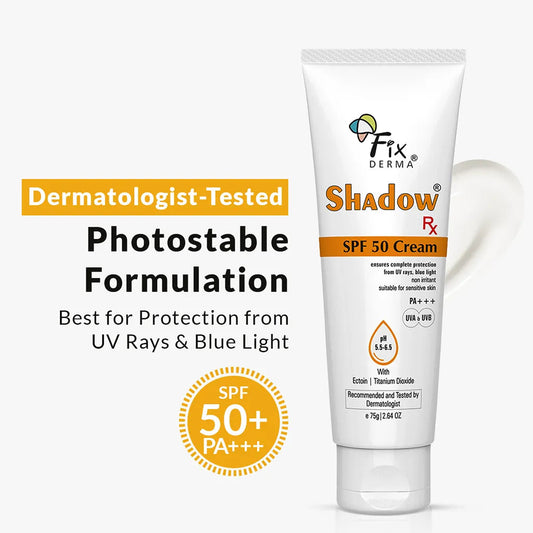 【Fixderma】 Shadow Rx SPF 50 Cream｜シャドウRx SPF50 クリーム｜75g