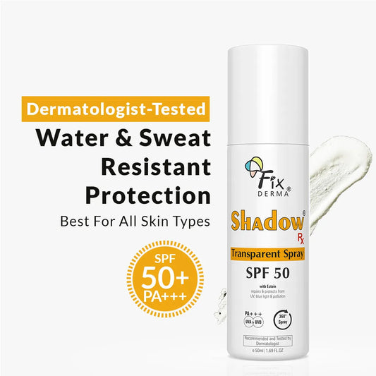 【Fixderma】 Shadow Rx Transparent Spray SPF 50｜シャドウRx トランスペアレント スプレー SPF50｜50ml