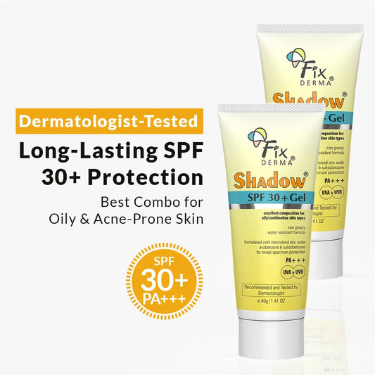 【Fixderma】 Shadow SPF 30+ Gel - 40g Pack of 2｜シャドウ SPF30+ ジェル 2個セット｜40gx2