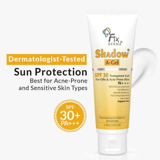 【Fixderma】 Shadow Sunscreen A-Gel SPF 30｜シャドウ サンスクリーン A-ジェル SPF30｜75ml
