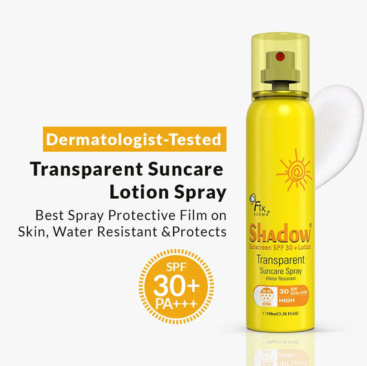【Fixderma】 Shadow Sunscreen Spray SPF 30+ Lotion｜シャドウ サンスクリーン スプレー SPF30+ ローション｜100ml