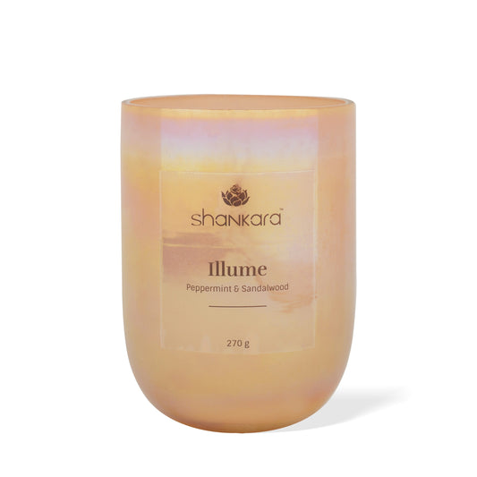 【Shankara Naturals India】 Pink Illume Candle｜ ピンク イリューム キャンドル｜ 400g