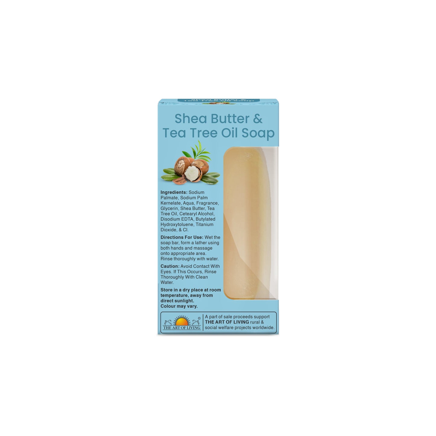 Shea Butter & Tea Tree Oil Soap | For Moisturizing Skin | 100 g Each | Pack of 4 100gx4