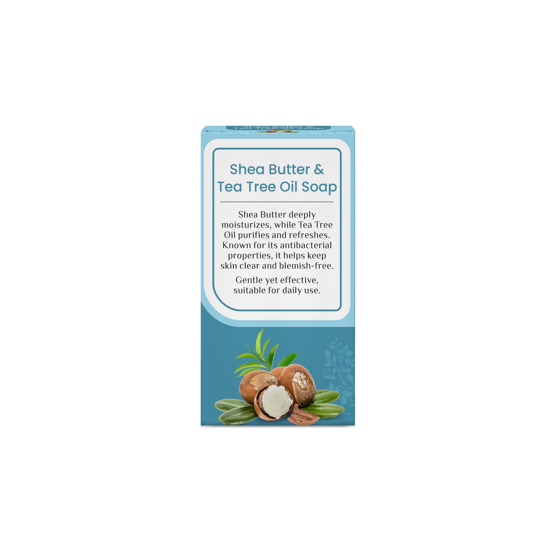 Shea Butter & Tea Tree Oil Soap | For Moisturizing Skin | 100 g Each | Pack of 4 100gx4