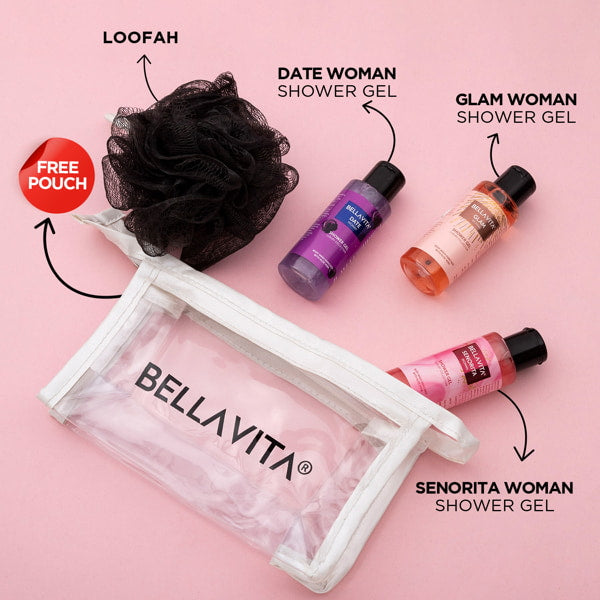 Shower Gel Trial Kit for Women - 3x55ml 55ml
