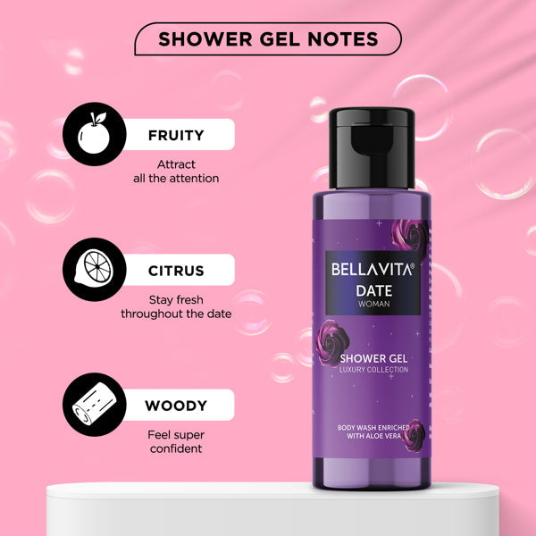 Shower Gel Trial Kit for Women - 3x55ml 55ml