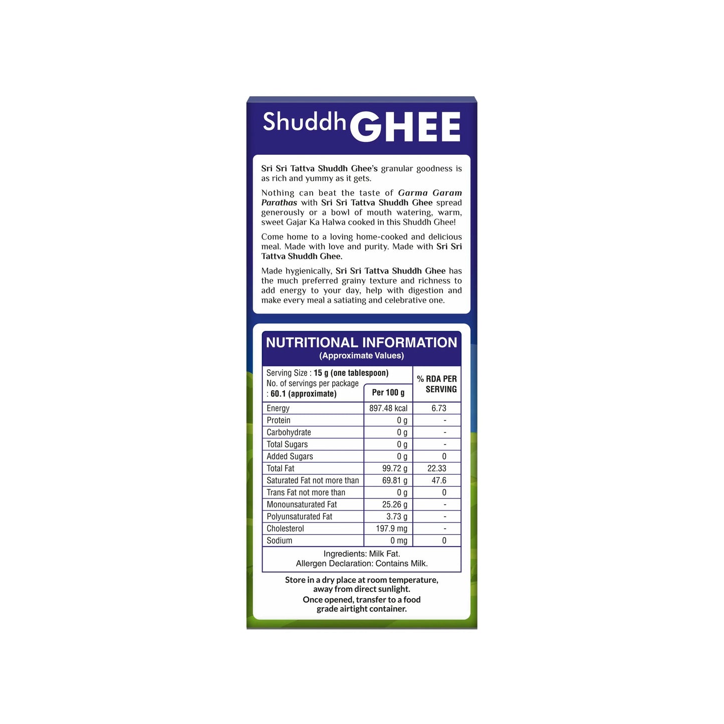 Shuddh Ghee - Danedar, Pure & Tasty, 1 L 1L