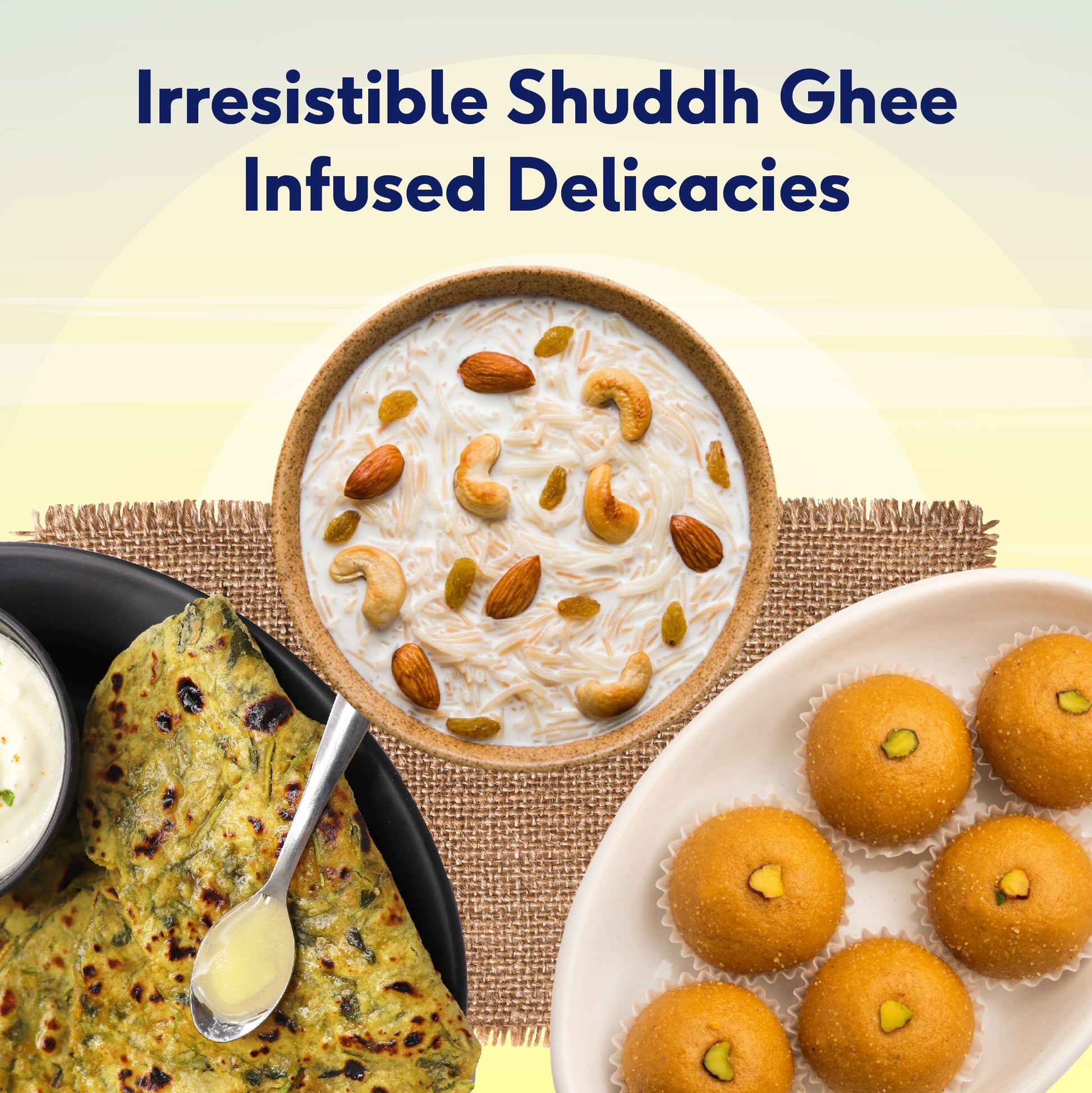 Shuddh Ghee - Danedar, Pure & Tasty, 1 L 1L