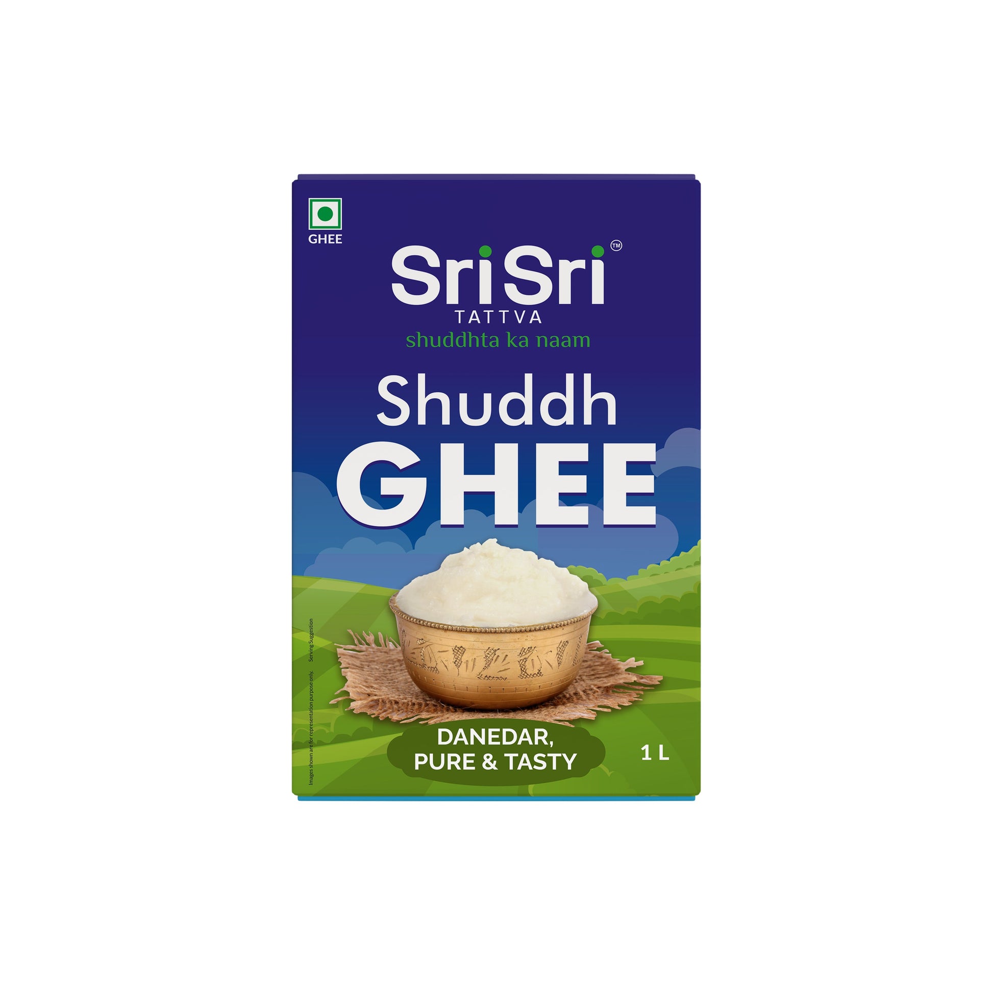 Shuddh Ghee - Danedar, Pure & Tasty, 1 L 1L
