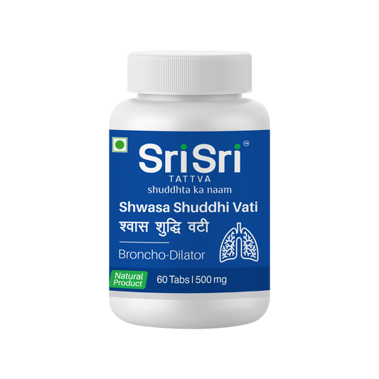Shwasa Shuddhi Vati - Broncho Dilator, 60 Tabs | 500 mg 500mg