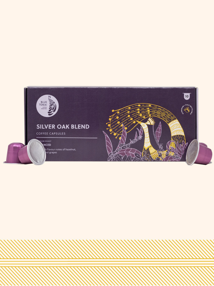 Silver Oak Blend - Coffee Capsules Pack of 10